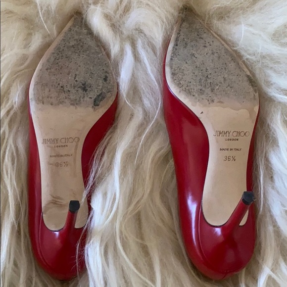 Jimmy Choo Love 85 Pumps in Red - Picture 2 of 7
